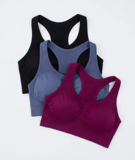 Paquete de 3 brasier deportivo Azare